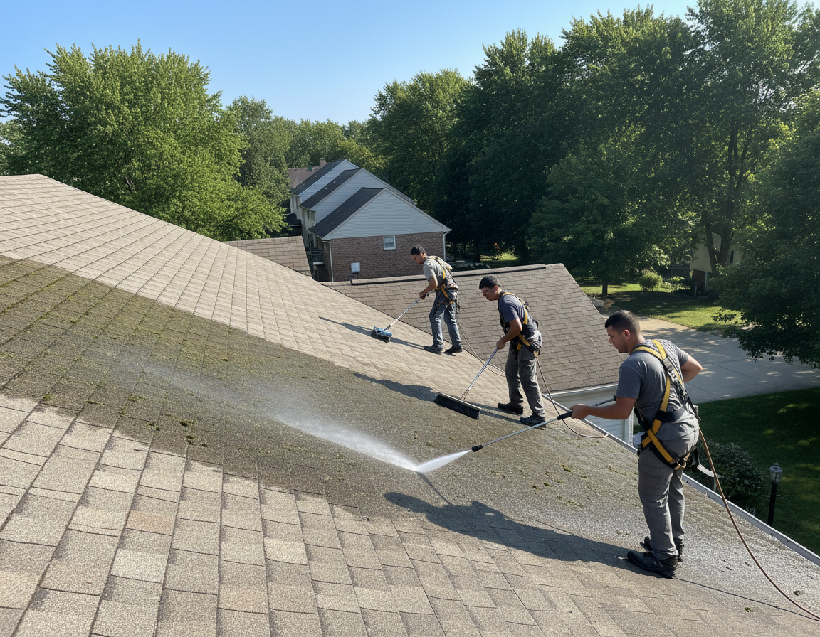 Roof Cleaning In Hilliard